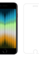 NoXx iPhone SE 2022 Hoesje Marmer Back Case Hardcover Marmeren Hoes Met Screenprotector Groen