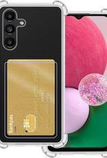 BASEY. Hoes Geschikt voor Samsung A13 4G Hoesje Shock Proof Case Hoes - Hoesje Geschikt voor Samsung Galaxy A13 4G Hoes Cover Shockproof - Transparant