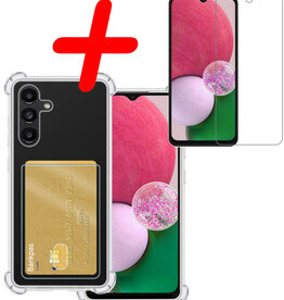 BASEY. BASEY. Samsung Galaxy A13 4G Hoesje Pashouder Met Screenprotector