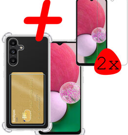 BASEY. BASEY. Samsung Galaxy A13 4G Hoesje Pashouder Met 2x Screenprotector