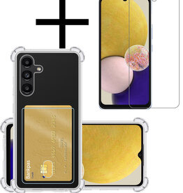 NoXx NoXx Samsung Galaxy A13 4G Hoesje Pashouder Met Screenprotector