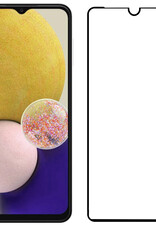 NoXx Hoes Geschikt voor Samsung A13 4G Hoesje Pasjeshouder Cover Shock Proof Case Siliconen Hoes Met Kaarthouder Met 2x Screenprotector - Transparant