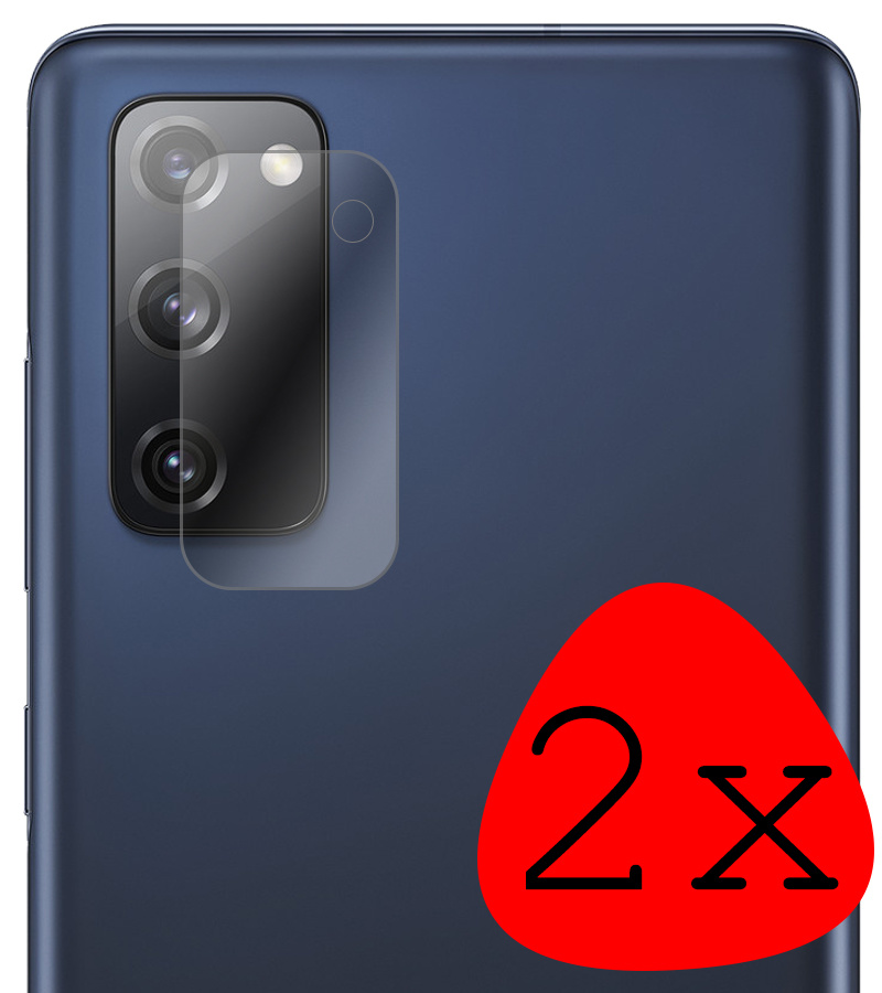 BASEY. Screenprotector Geschikt voor Samsung S20 FE Camera Screenprotector Tempered Glass Beschermglas Camera - Screenprotector Geschikt voor Samsung Galaxy S20 FE Camera Screen Protector - 2 Stuks