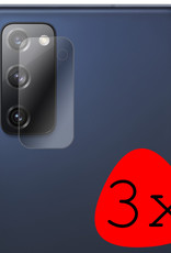 BASEY. Screenprotector Geschikt voor Samsung S20 FE Camera Screenprotector Tempered Glass Beschermglas Camera - Screenprotector Geschikt voor Samsung Galaxy S20 FE Camera Screen Protector - 3 Stuks