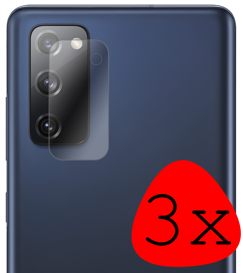 BASEY. Screenprotector Geschikt voor Samsung S20 FE Camera Screenprotector Tempered Glass Beschermglas Camera - Screenprotector Geschikt voor Samsung Galaxy S20 FE Camera Screen Protector - 3 Stuks