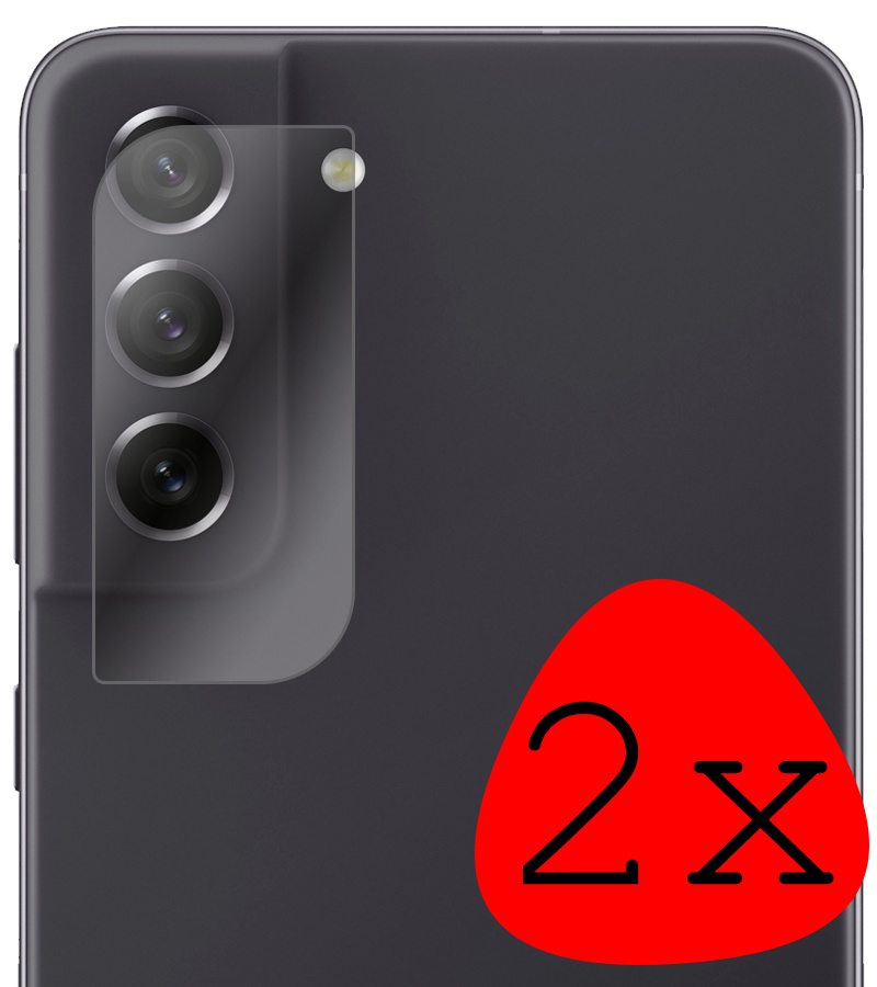 BASEY. Screenprotector Geschikt voor Samsung S21 FE Camera Screenprotector Tempered Glass Beschermglas Camera - Screenprotector Geschikt voor Samsung Galaxy S21 FE Camera Screen Protector - 2 Stuks