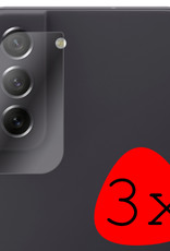 BASEY. Screenprotector Geschikt voor Samsung S22 Camera Screenprotector Tempered Glass Beschermglas Camera - Screenprotector Geschikt voor Samsung Galaxy S22 Camera Screen Protector - 3 Stuks