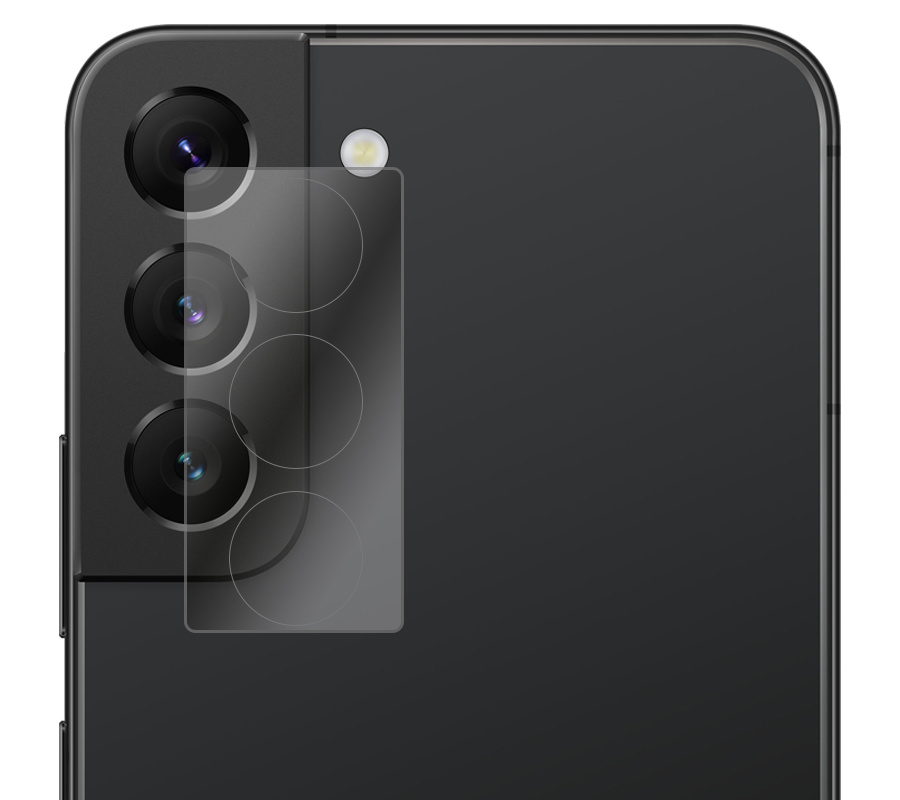 Nomfy Screenprotector Geschikt voor Samsung S22 Camera Screen Protector Beschermglas - Screenprotector Geschikt voor Samsung Galaxy S22 Camera Screenprotector Tempered Glass