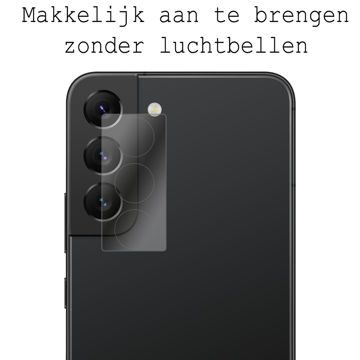 BASEY. Screenprotector Geschikt voor Samsung S22 Plus Camera Screenprotector Tempered Glass Beschermglas Camera - Screenprotector Geschikt voor Samsung Galaxy S22 Plus Camera Screen Protector