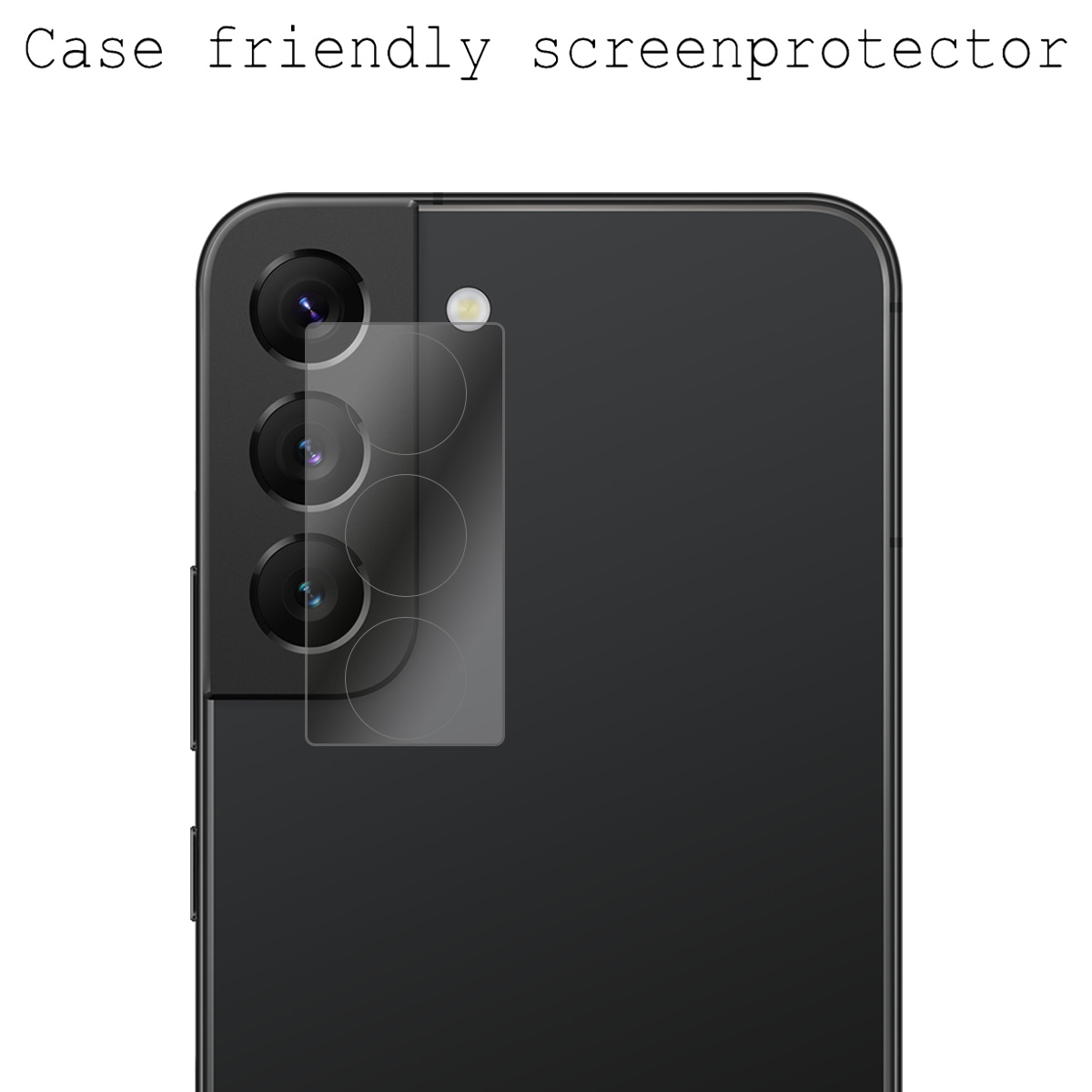 BASEY. Screenprotector Geschikt voor Samsung S22 Plus Camera Screenprotector Tempered Glass Beschermglas Camera - Screenprotector Geschikt voor Samsung Galaxy S22 Plus Camera Screen Protector