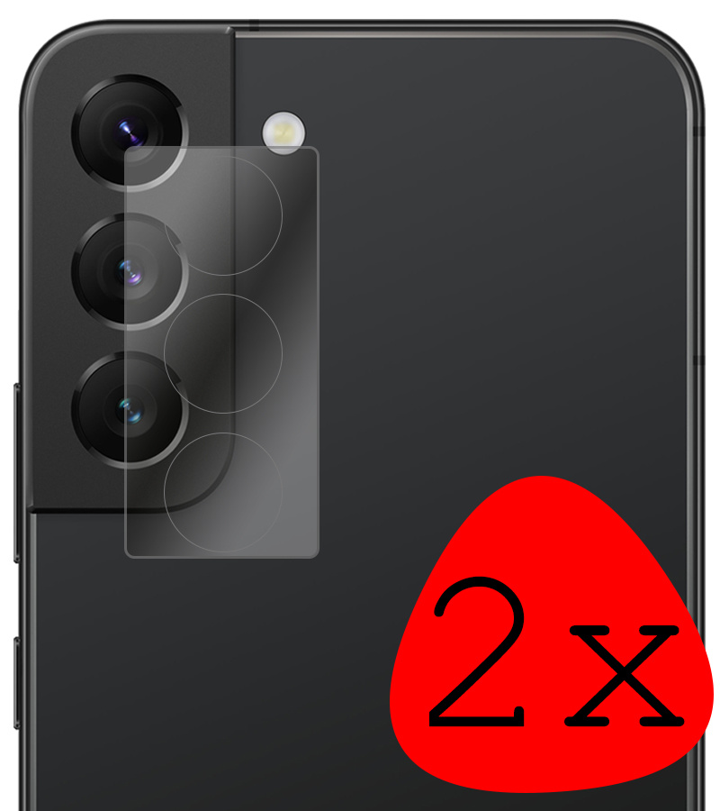 BASEY. Screenprotector Geschikt voor Samsung S22 Plus Camera Screenprotector Tempered Glass Beschermglas Camera - Screenprotector Geschikt voor Samsung Galaxy S22 Plus Camera Screen Protector - 2 Stuks
