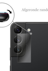 Nomfy Samsung Galaxy S22 Plus Camera Screen Protector Beschermglas - Samsung Galaxy S22 Plus Camera Screenprotector Tempered Glass - 3x