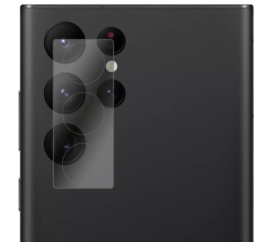 Nomfy Screenprotector Geschikt voor Samsung S22 Ultra Camera Screen Protector Beschermglas - Screenprotector Geschikt voor Samsung Galaxy S22 Ultra Camera Screenprotector Tempered Glass