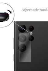 Nomfy Screenprotector Geschikt voor Samsung S22 Ultra Camera Screen Protector Beschermglas - Screenprotector Geschikt voor Samsung Galaxy S22 Ultra Camera Screenprotector Tempered Glass - 3 PACK
