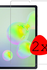 BASEY. Screenprotector Geschikt voor Samsung Galaxy Tab S6 Lite Screenprotector Tempered Glass - Screenprotector Geschikt voor Samsung Tab S6 Lite Screen Protector Beschermglas - 2 Stuks