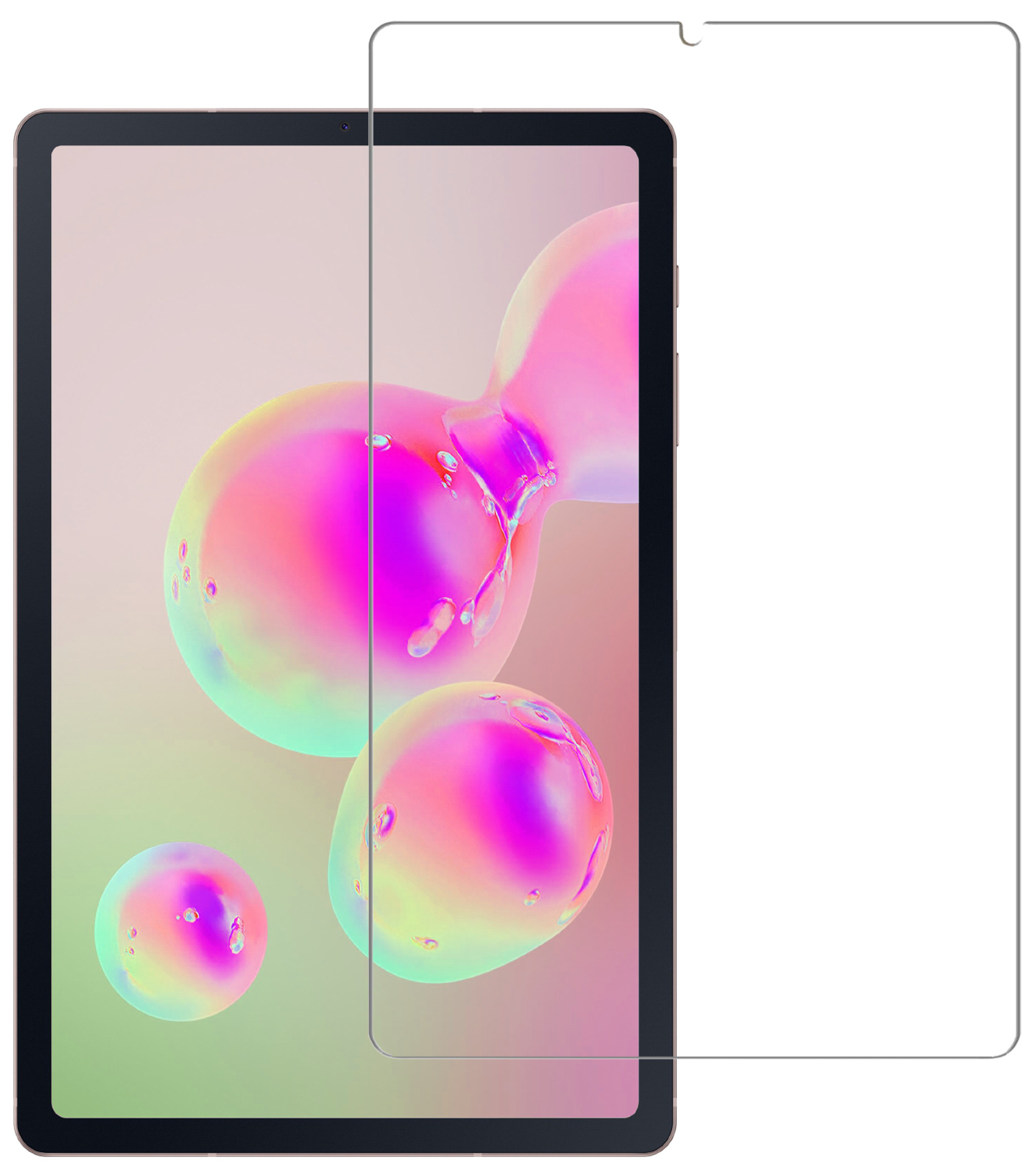 NoXx Screenprotector Geschikt voor Samsung Galaxy Tab S6 Lite Screenprotector Bescherm Glas Screen Protector