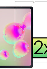 NoXx Screenprotector Geschikt voor Samsung Galaxy Tab S6 Lite Screenprotector Bescherm Glas Screen Protector - 2x