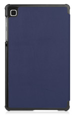 BASEY. Hoesje Geschikt voor Samsung Galaxy Tab S6 Lite Hoes Case Tablet Hoesje Tri-fold - Hoes Geschikt voor Samsung Tab S6 Lite Hoesje Hard Cover Bookcase Hoes - Donkerblauw