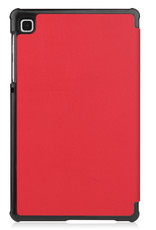 BASEY. Hoesje Geschikt voor Samsung Galaxy Tab S6 Lite Hoes Case Tablet Hoesje Tri-fold - Hoes Geschikt voor Samsung Tab S6 Lite Hoesje Hard Cover Bookcase Hoes - Rood