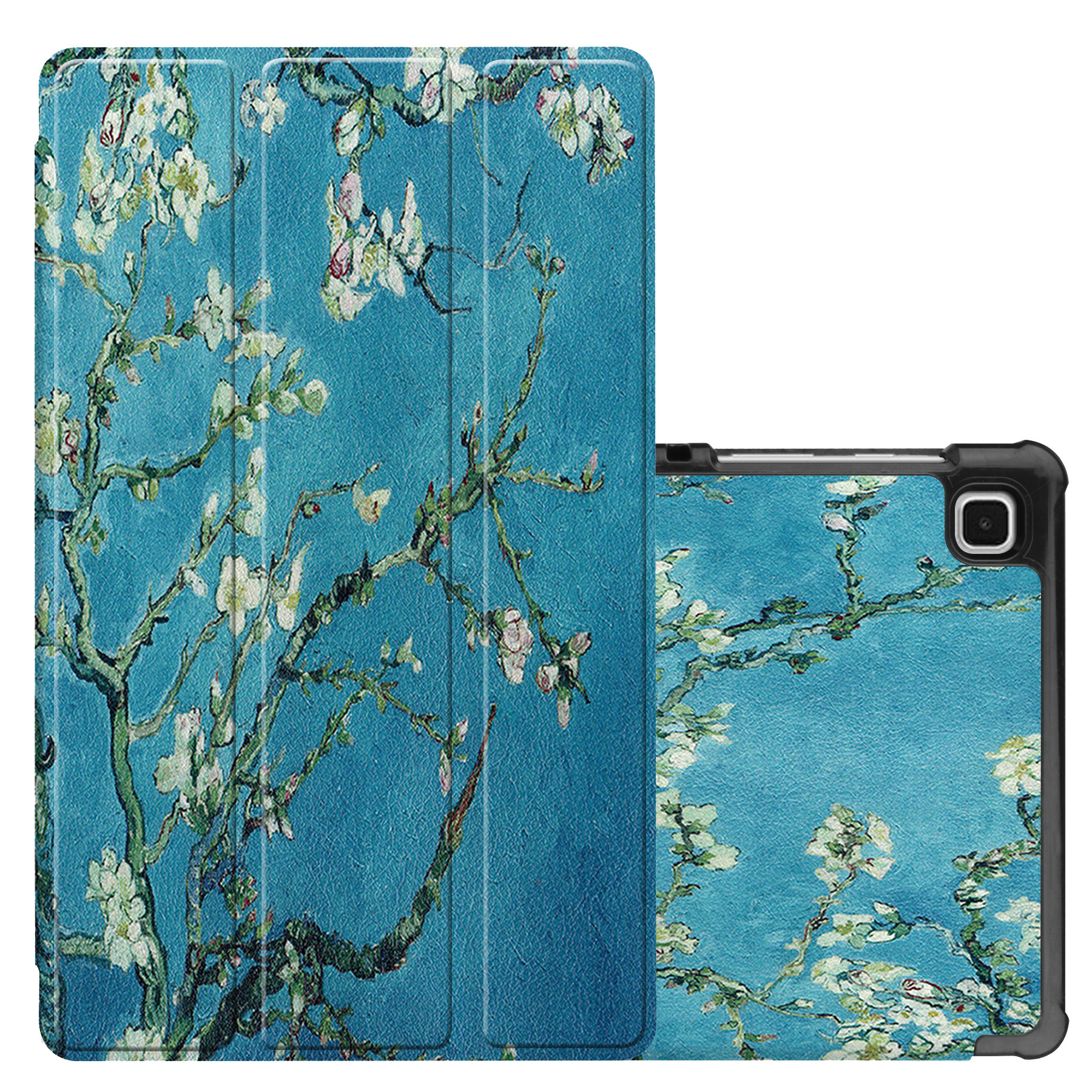 NoXx Hoesje Geschikt voor Samsung Galaxy Tab S6 Lite Hoesje Case Hard Cover Hoes Book Case - Bloesem