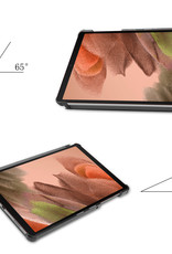 NoXx Hoesje Geschikt voor Samsung Galaxy Tab S6 Lite Hoesje Case Hard Cover Hoes Book Case - Donkergroen