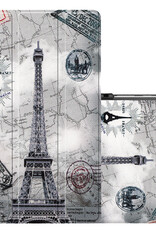NoXx Hoesje Geschikt voor Samsung Galaxy Tab S6 Lite Hoesje Case Hard Cover Hoes Book Case - Eiffeltoren