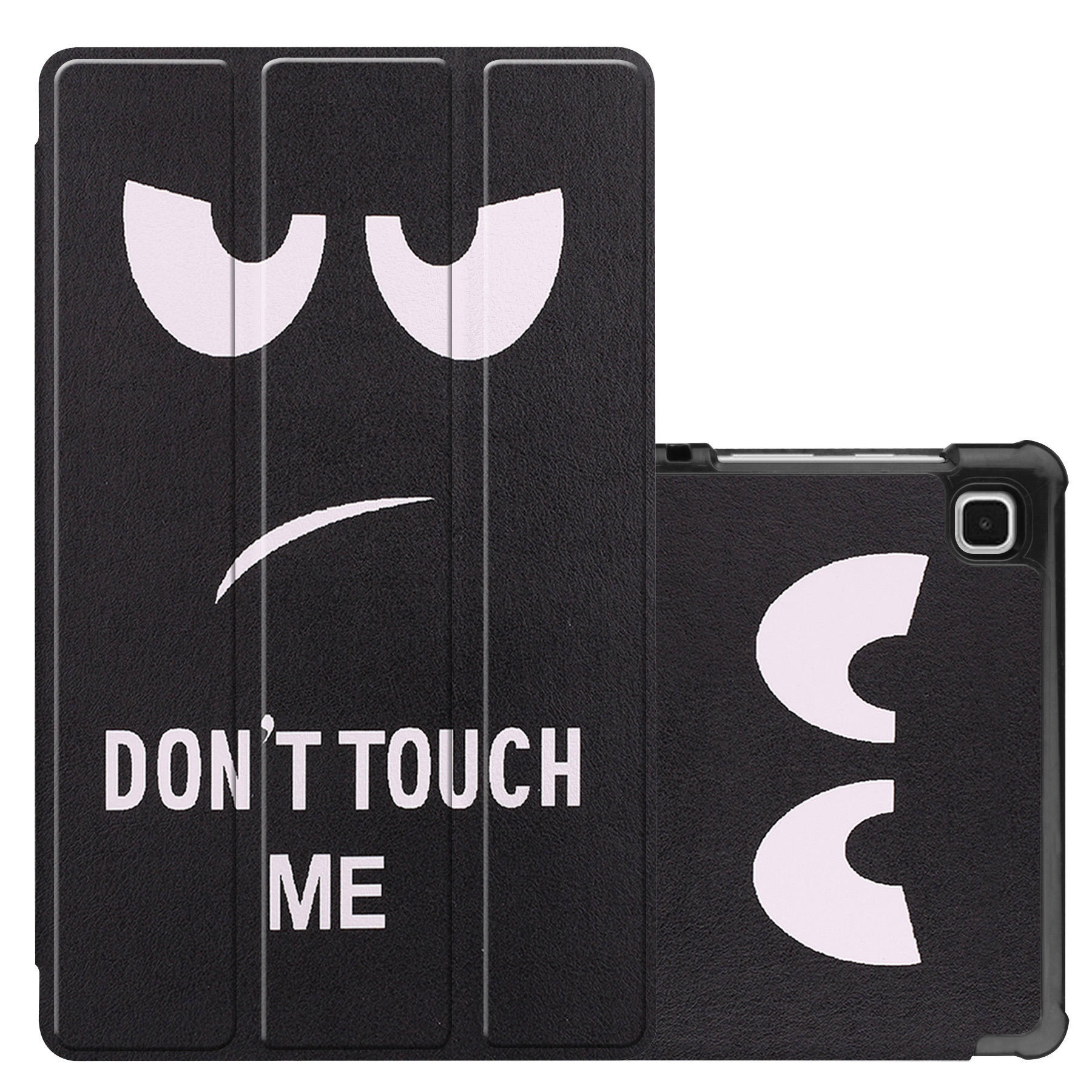 NoXx Hoesje Geschikt voor Samsung Galaxy Tab S6 Lite Hoesje Case Hard Cover Hoes Book Case - Don't Touch Me