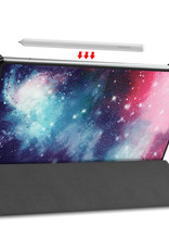 Nomfy Hoes Geschikt voor Samsung Galaxy Tab S6 Lite Hoes Tri-fold Tablet Hoesje Case - Hoesje Geschikt voor Samsung Tab S6 Lite Hoesje Hardcover Bookcase - Galaxy