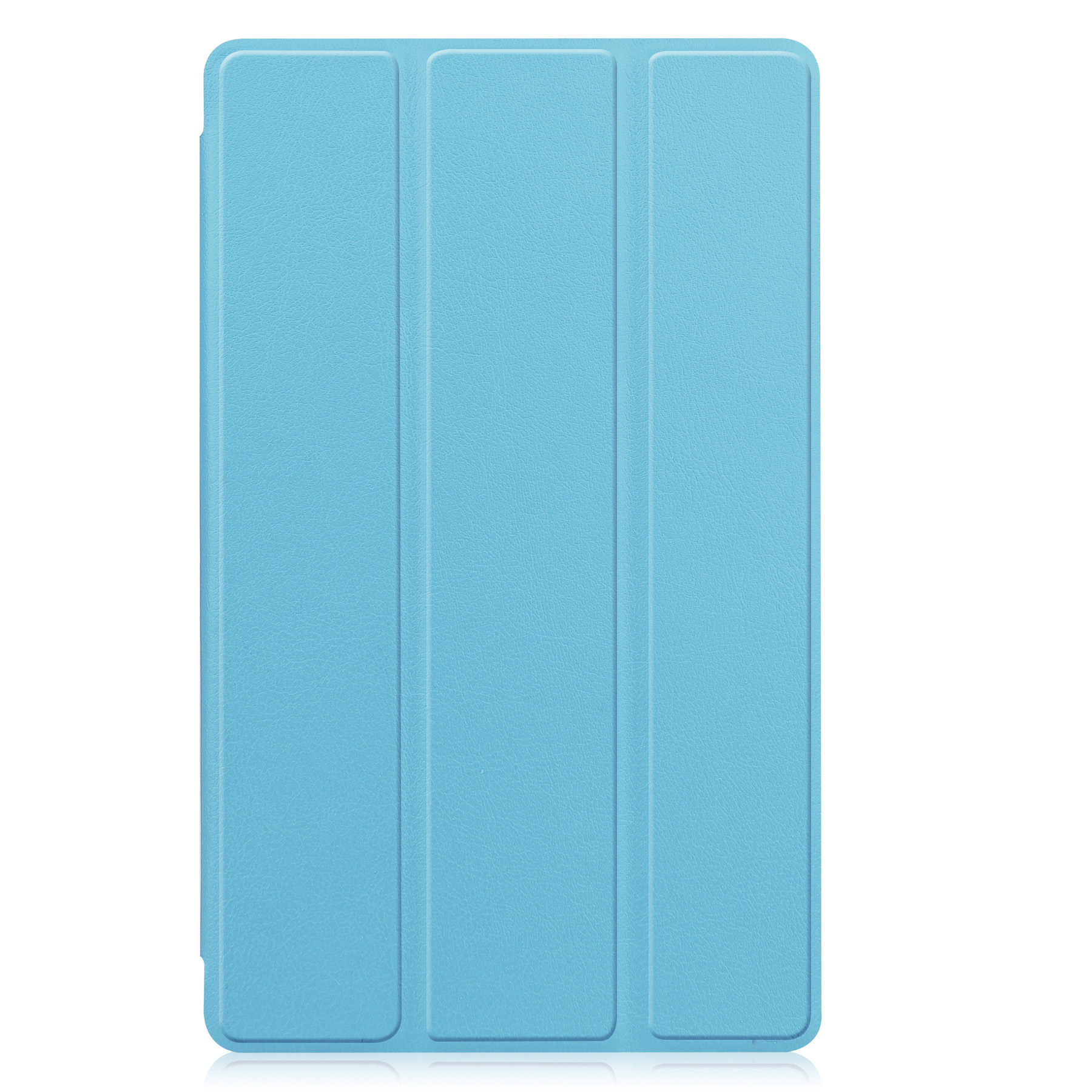 Nomfy Hoes Geschikt voor Samsung Galaxy Tab S6 Lite Hoes Tri-fold Tablet Hoesje Case - Hoesje Geschikt voor Samsung Tab S6 Lite Hoesje Hardcover Bookcase - Lichtblauw