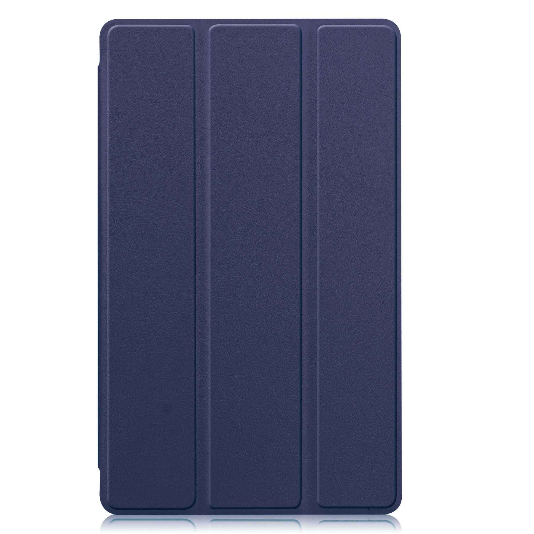 Nomfy Hoes Geschikt voor Samsung Galaxy Tab S6 Lite Hoes Tri-fold Tablet Hoesje Case Met Screenprotector - Hoesje Geschikt voor Samsung Tab S6 Lite Hoesje Hardcover Bookcase - Donkerblauw