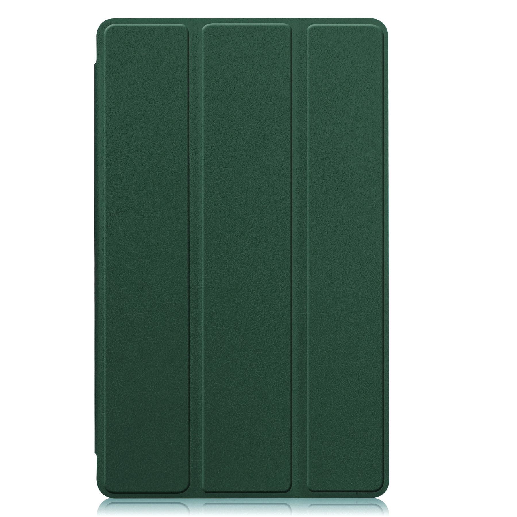 Nomfy Hoes Geschikt voor Samsung Galaxy Tab S6 Lite Hoes Tri-fold Tablet Hoesje Case Met Screenprotector - Hoesje Geschikt voor Samsung Tab S6 Lite Hoesje Hardcover Bookcase - Donkergroen