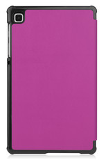 Nomfy Hoes Geschikt voor Samsung Galaxy Tab S6 Lite Hoes Tri-fold Tablet Hoesje Case Met Screenprotector - Hoesje Geschikt voor Samsung Tab S6 Lite Hoesje Hardcover Bookcase - Paars