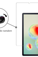 Nomfy Hoes Geschikt voor Samsung Galaxy Tab S6 Lite Hoes Tri-fold Tablet Hoesje Case Met Screenprotector - Hoesje Geschikt voor Samsung Tab S6 Lite Hoesje Hardcover Bookcase - Don't Touch Me