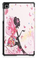 Nomfy Samsung Tab S6 Lite Hoesje Book Case Hoes Met Uitsparing S Pen - Samsung Galaxy Tab S6 Lite Hoes Hardcover Hoesje - Elfje