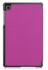 NoXx Samsung Galaxy Tab S6 Lite Hoesje Met Uitsparing S Pen Case Hard Cover Hoes Book Case - Paars