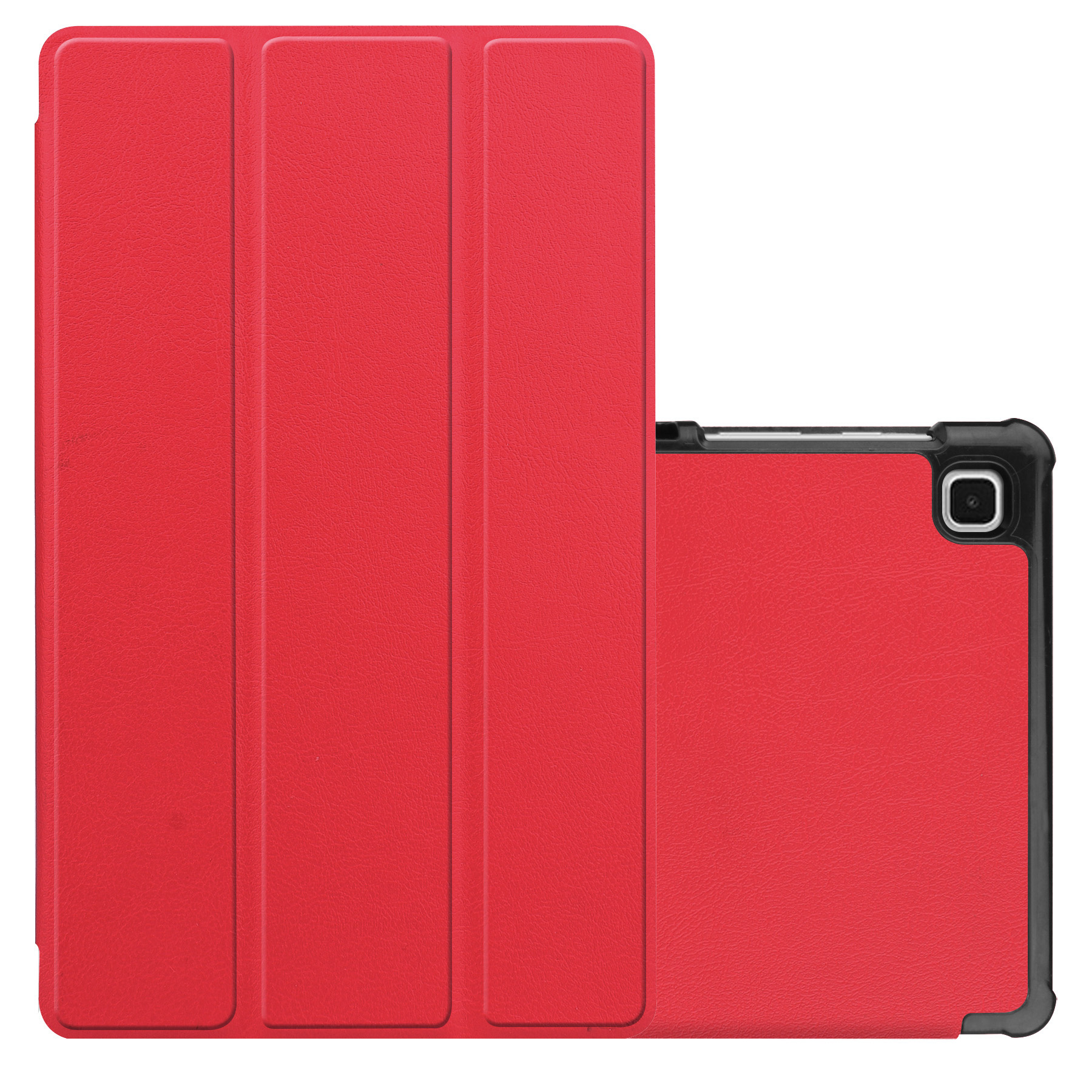 NoXx Hoesje Geschikt voor Samsung Galaxy Tab S6 Lite Hoesje Case Hard Cover Hoes Book Case Met Uitsparing Geschikt voor S Pen - Rood