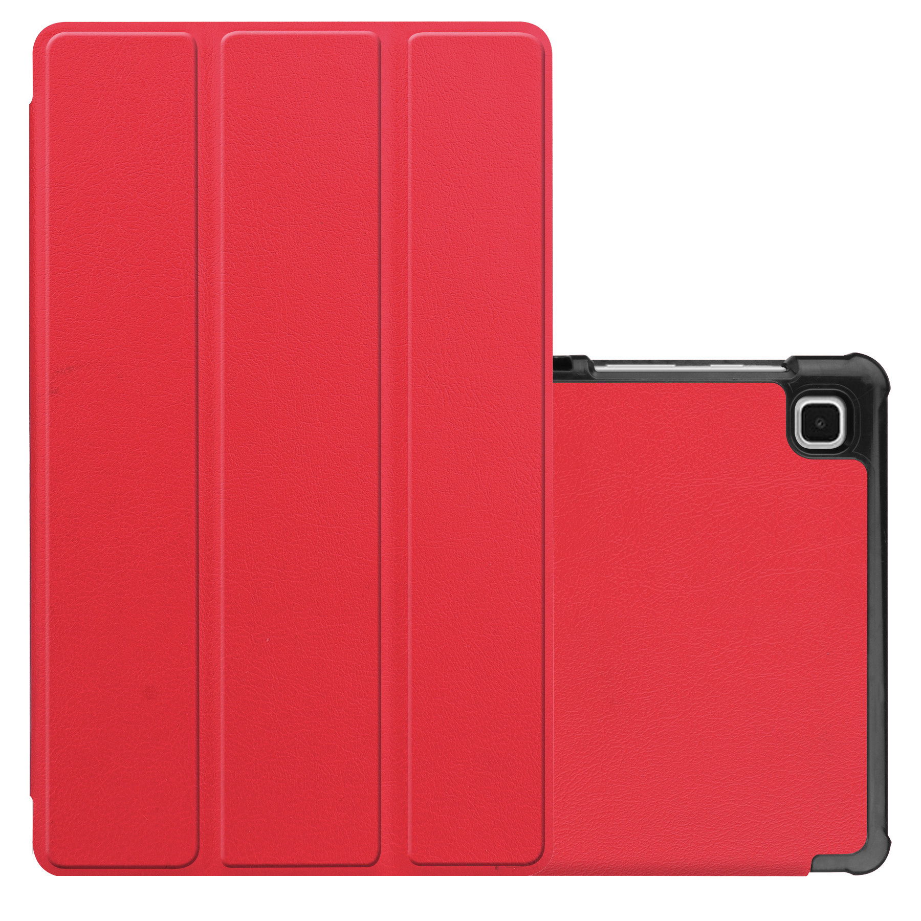 NoXx Samsung Galaxy Tab S6 Lite Hoesje Met Uitsparing S Pen Case Hard Cover Hoes Book Case - Rood