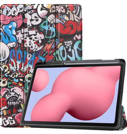 BASEY. BASEY. Samsung Galaxy S6 Lite Hoesje Met Uitsparing S Pen - Graffity