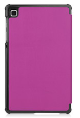 BASEY. Hoesje Geschikt voor Samsung Galaxy Tab S6 Lite Hoes Case Tablet Hoesje Tri-fold Met Uitsparing Geschikt voor S Pen - Hoes Geschikt voor Samsung Tab S6 Lite Hoesje Hard Cover Bookcase Hoes - Paars