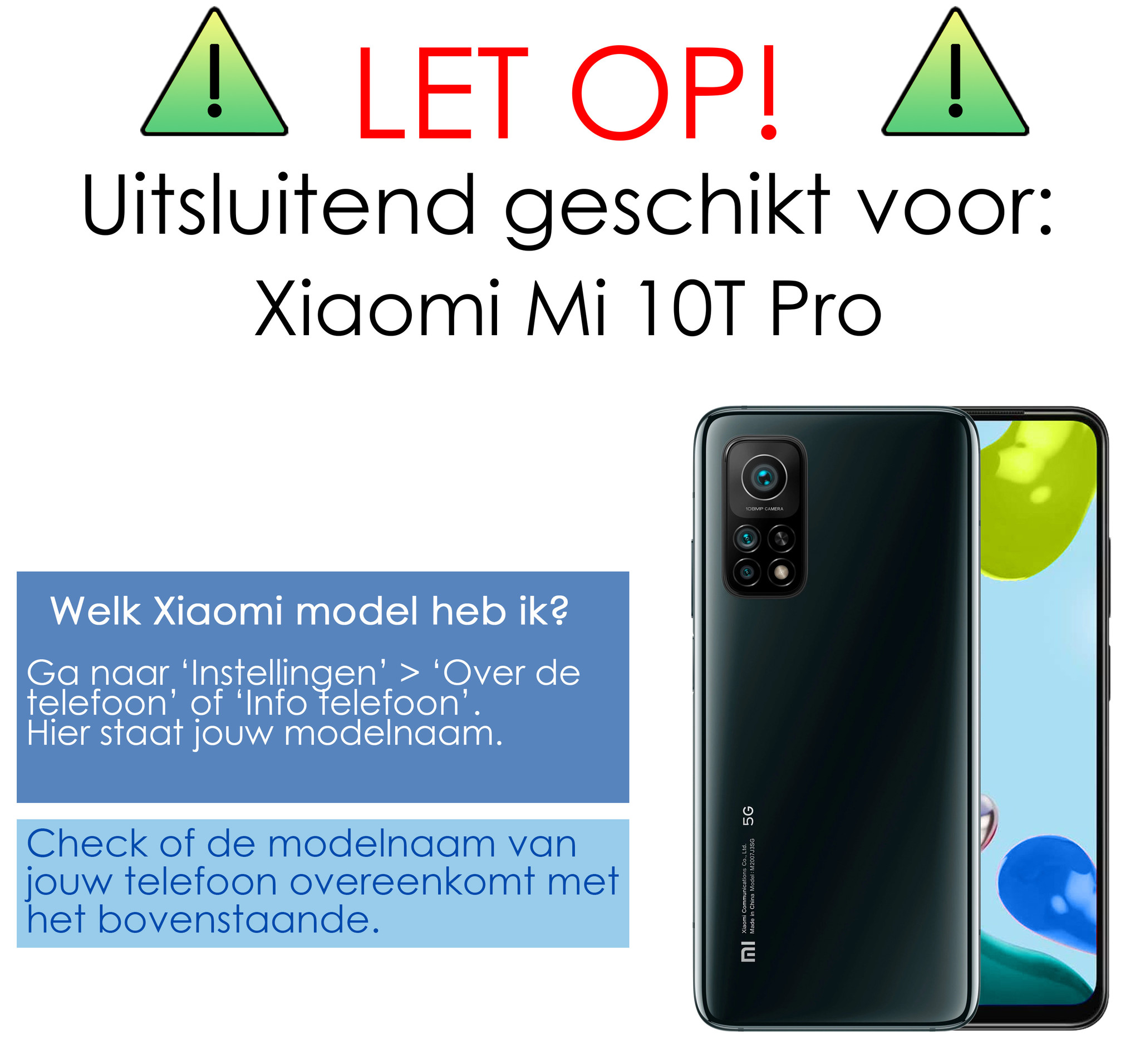 NoXx Hoes Geschikt voor Xiaomi Mi 10T Pro Hoesje Siliconen Cover Shock Proof Back Case Shockproof Hoes - Transparant - 2x