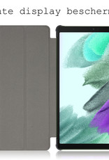Samsung Tab S6 Lite Hoes Book Case Hoesje Met Screenprotector - Samsung Galaxy Tab S6 Lite Hoesje Hard Cover - Samsung Tab S6 Lite Hoes Eiffeltoren