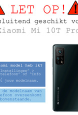 BASEY. Hoes Geschikt voor Xiaomi Mi 10T Pro Hoesje Shock Proof Case Hoes Siliconen - Hoesje Geschikt voor Xiaomi Mi 10T Pro Hoes Cover Shockproof - Transparant - 2 Stuks