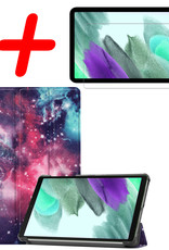 BASEY. Hoesje Geschikt voor Samsung Galaxy Tab S6 Lite Hoes Case Tablet Hoesje Tri-fold Met Screenprotector - Hoes Geschikt voor Samsung Tab S6 Lite Hoesje Hard Cover Bookcase Hoes - Galaxy