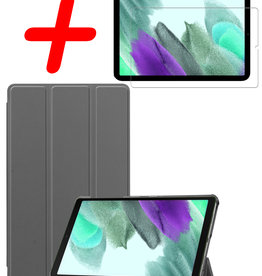 BASEY. BASEY. Samsung Galaxy S6 Lite Hoes Met Screenprotector - Grijs