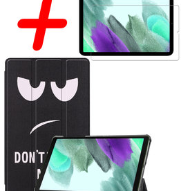 BASEY. BASEY. Samsung Galaxy S6 Lite Hoes Met Screenprotector - Don't touch me