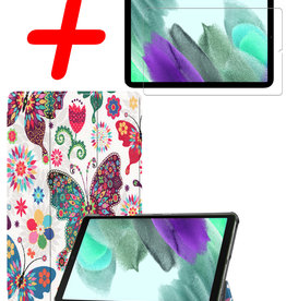 BASEY. BASEY. Samsung Galaxy S6 Lite Hoes Met Screenprotector - Vlinder