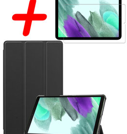 BASEY. BASEY. Samsung Galaxy S6 Lite Hoes Met Screenprotector - Zwart