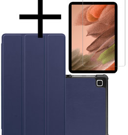 NoXx NoXx Samsung Galaxy S6 Lite Hoes Met Screenprotector - Donkerblauw