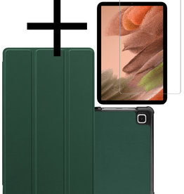 NoXx NoXx Samsung Galaxy S6 Lite Hoes Met Screenprotector - Donkergroen