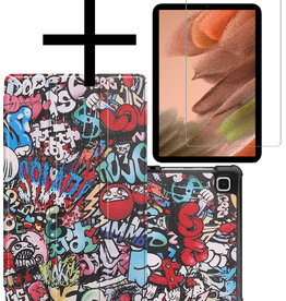 NoXx NoXx Samsung Galaxy S6 Lite Hoes Met Screenprotector - Graffity